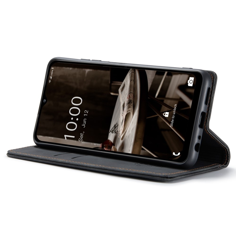 Slim Plånboksfodral Samsung Galaxy A34 svart