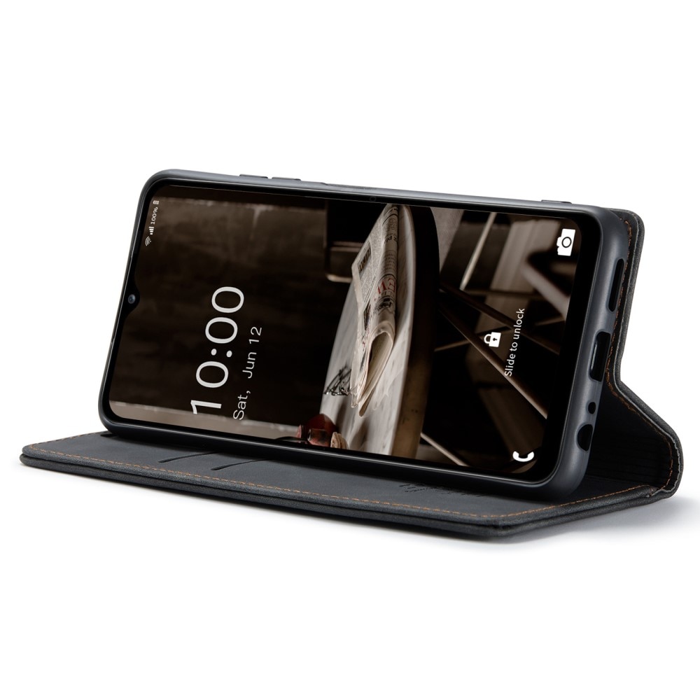 Slim Plånboksfodral Samsung Galaxy A34 Svart