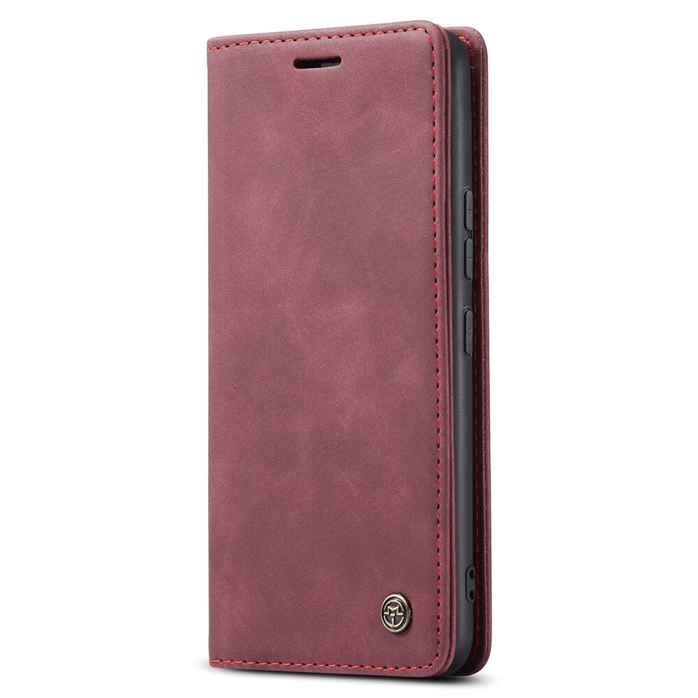 Slim Plånboksfodral Samsung Galaxy A54 Röd