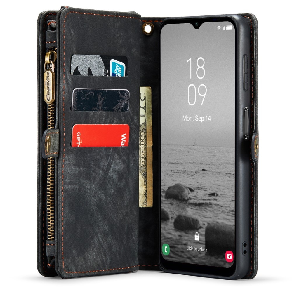 Multi-slot Plånboksfodral Samsung Galaxy A14 Grå
