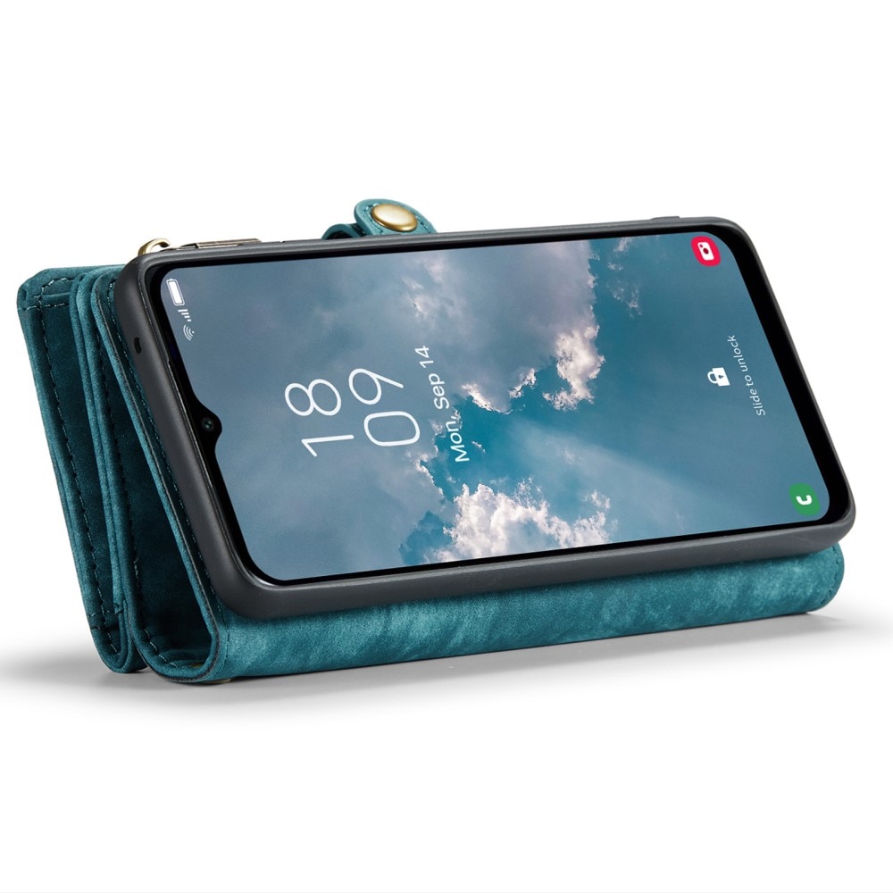 Multi-slot Plånboksfodral Samsung Galaxy A14 Blå