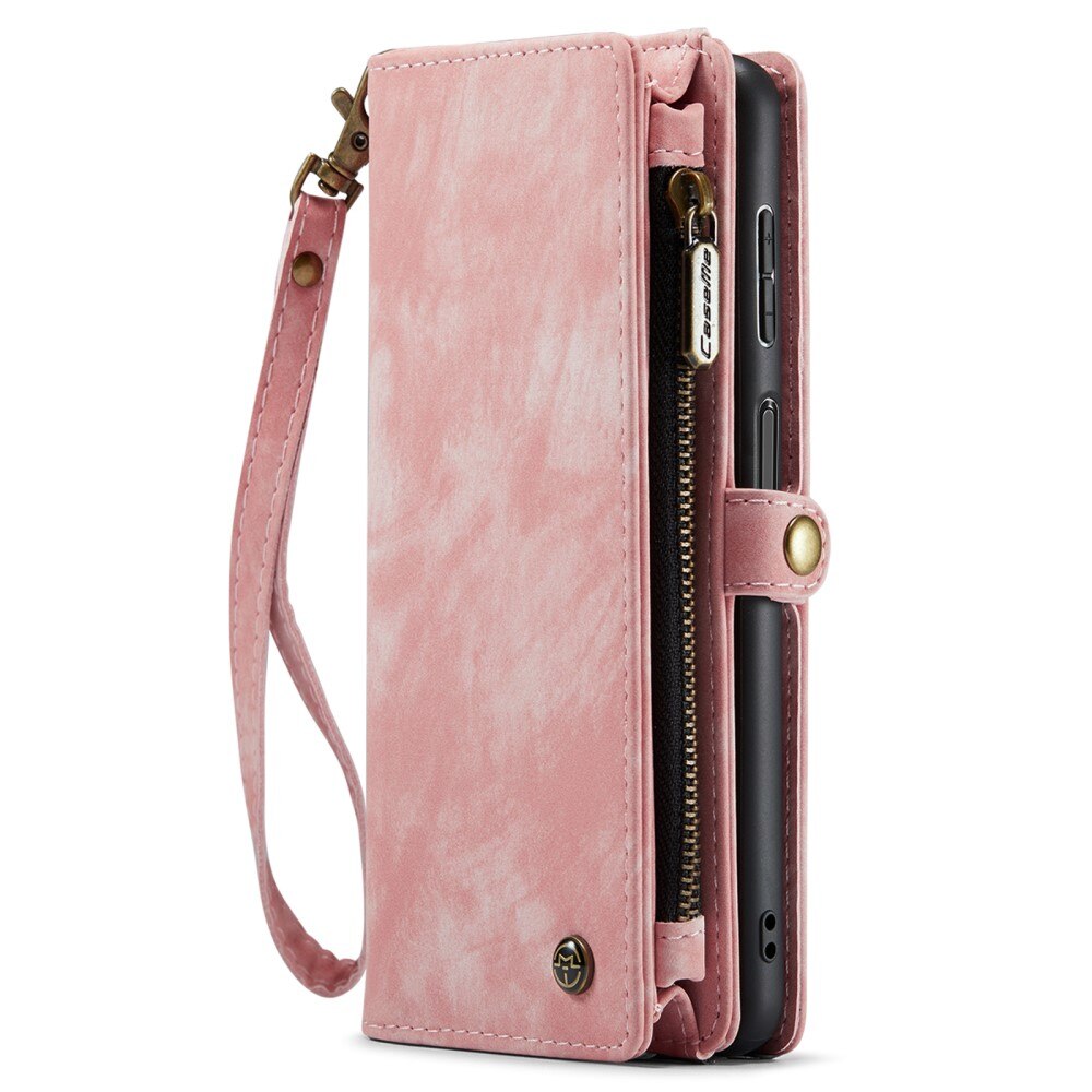 Multi-slot Plånboksfodral Samsung Galaxy A34 Rosa
