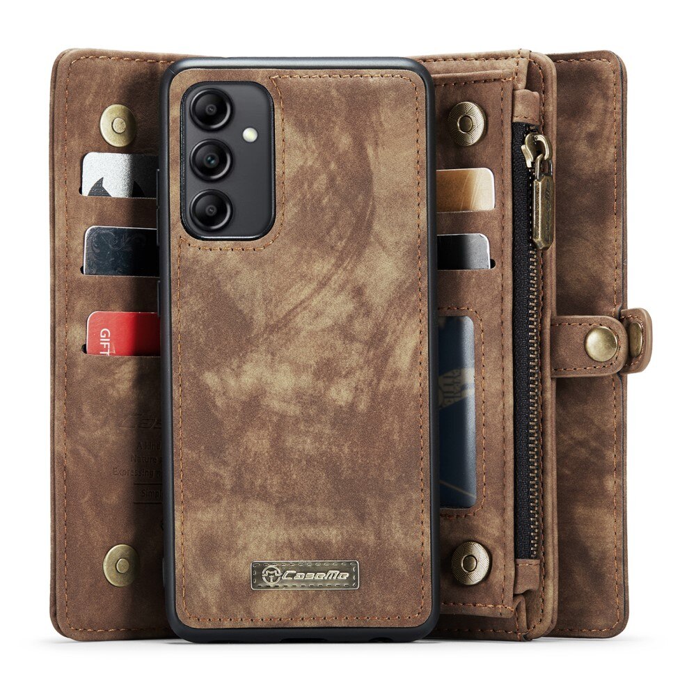 Multi-slot Plånboksfodral Samsung Galaxy A34 Brun