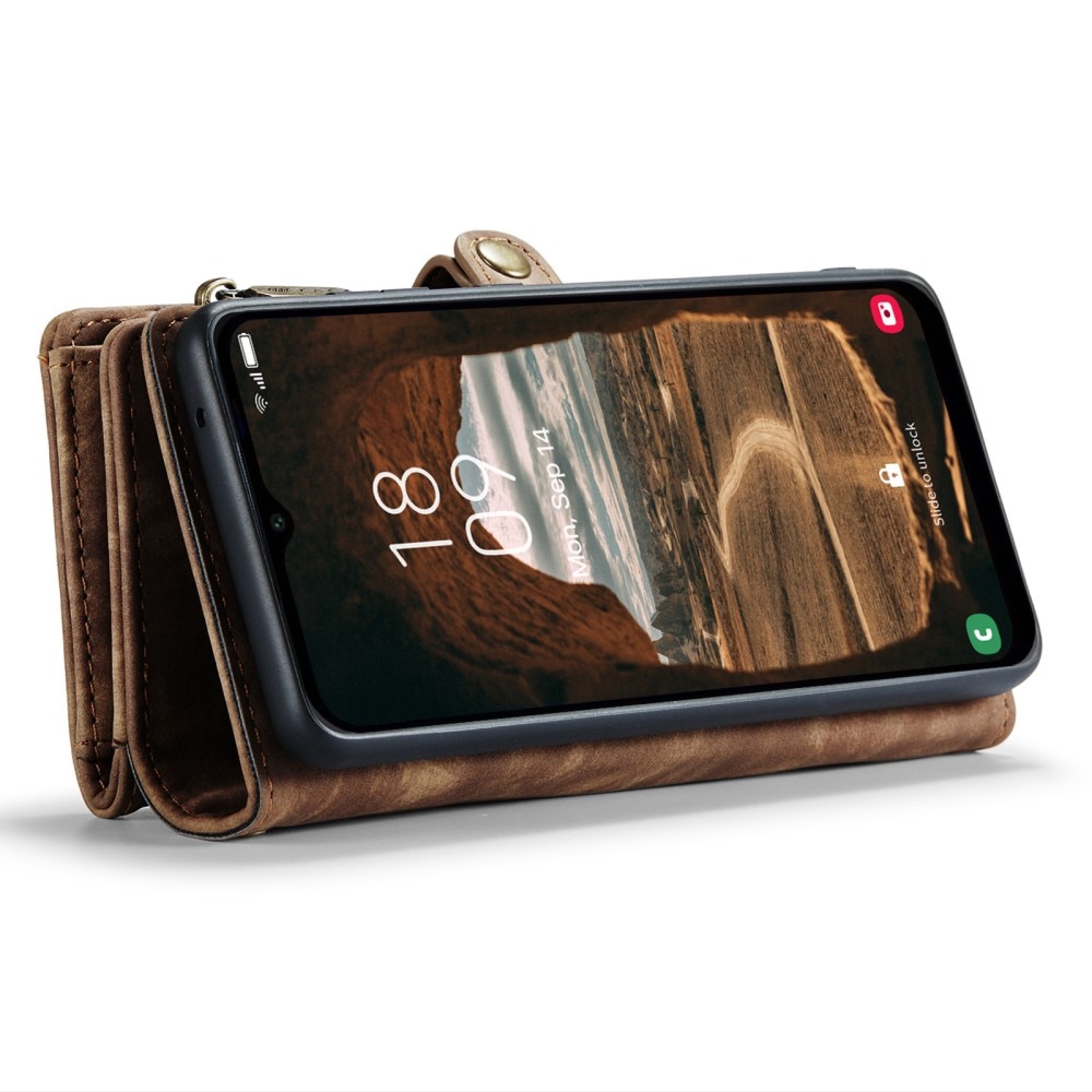 Multi-slot Plånboksfodral Samsung Galaxy A34 brun