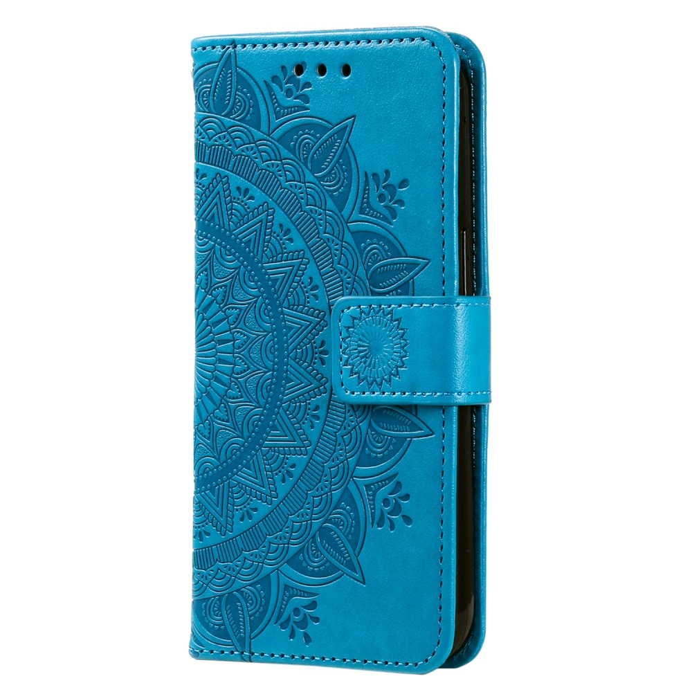 Läderfodral Mandala Xiaomi Redmi 12C blå