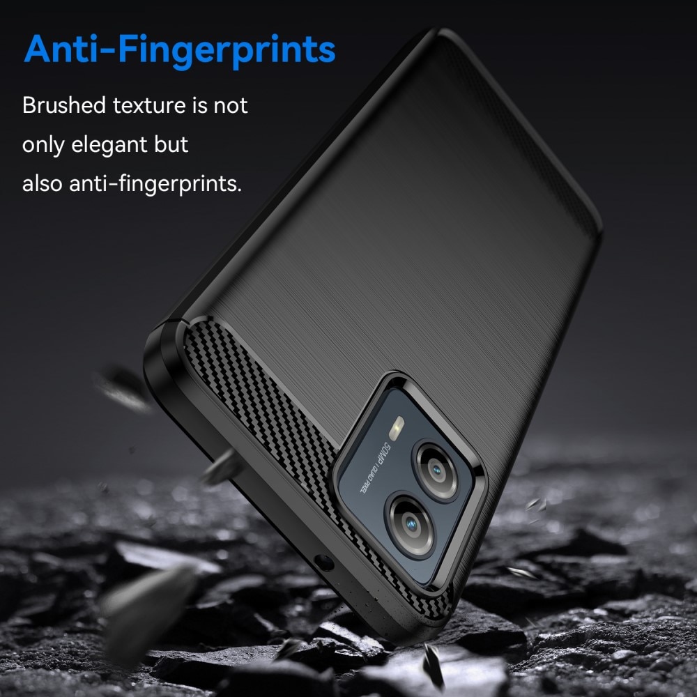 Motorola Moto G53 Skal TPU Brushed Svart