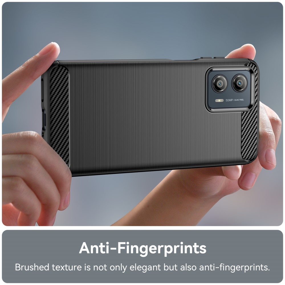 Motorola Moto G53 Skal TPU Brushed Svart