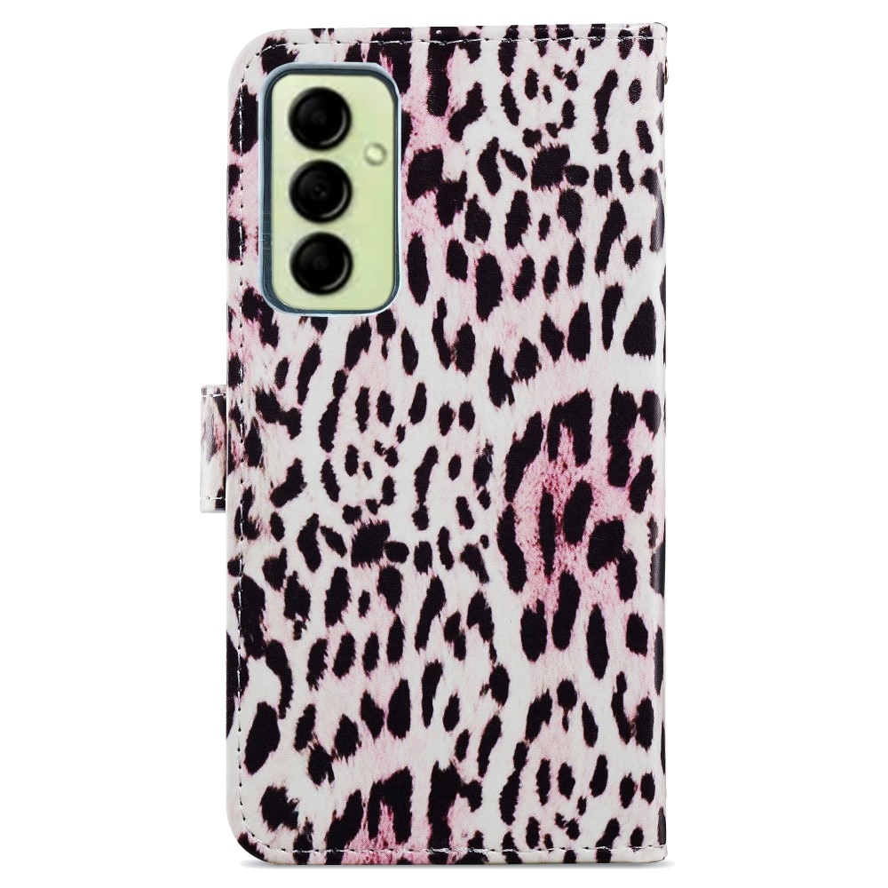 Mobilfodral Samsung Galaxy A14 rosa leopard