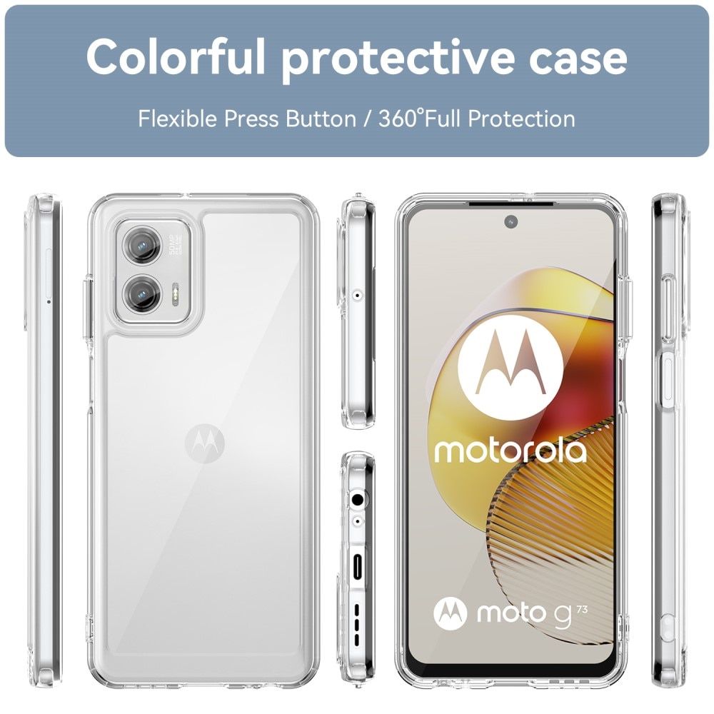 Crystal Hybrid Case Motorola Moto G73 transparent
