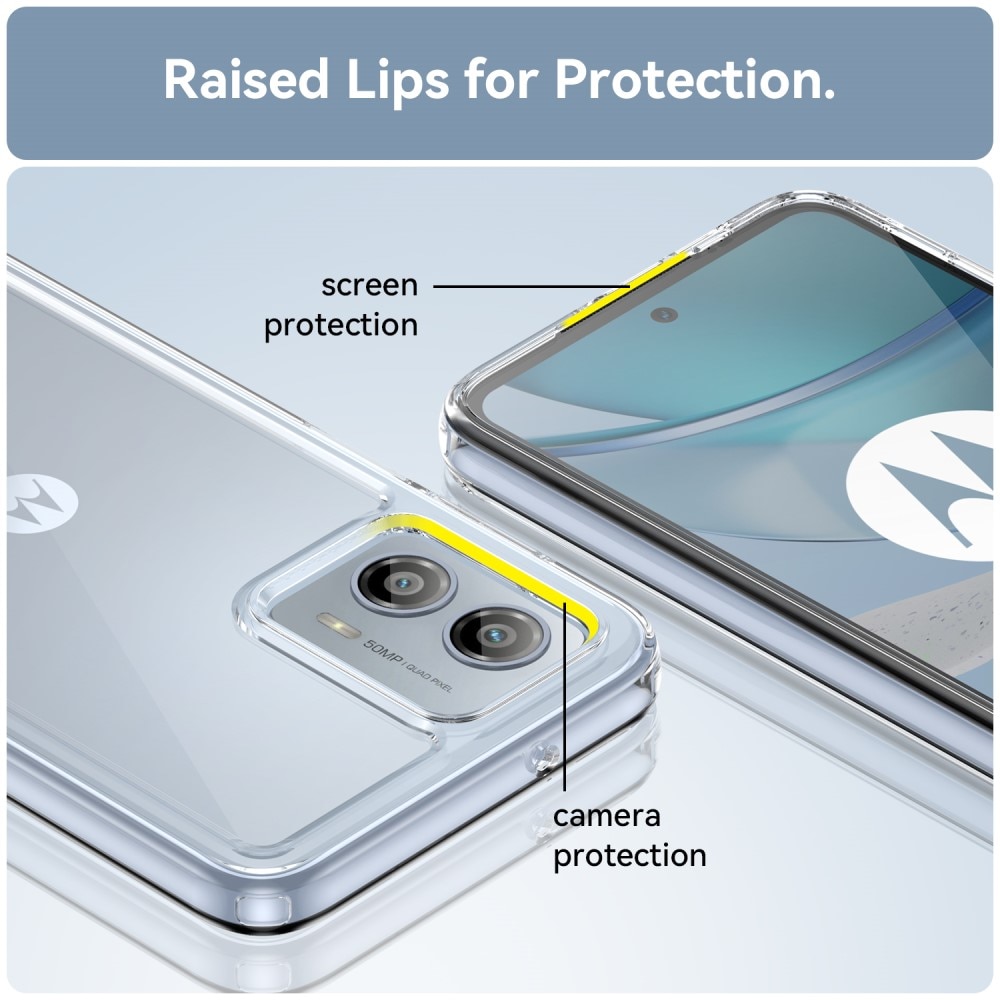 Crystal Hybrid Case Motorola Moto G53 transparent
