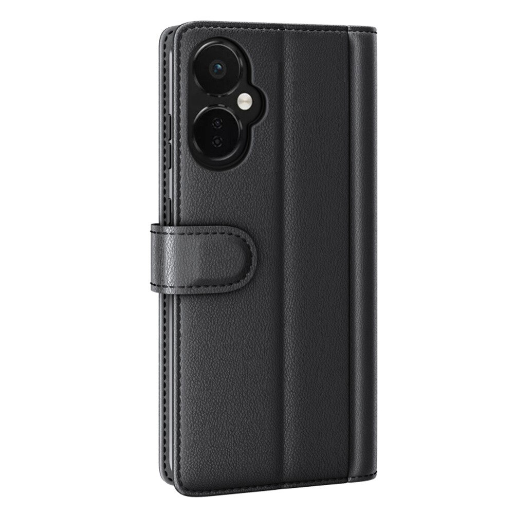 Äkta Läderfodral  OnePlus Nord CE 3 Lite Svart