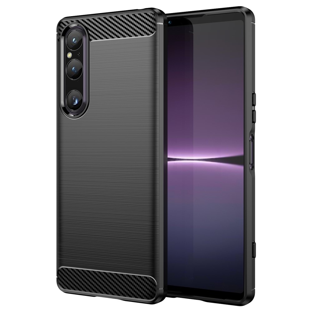 Sony Xperia 1 V Skal TPU Brushed Black