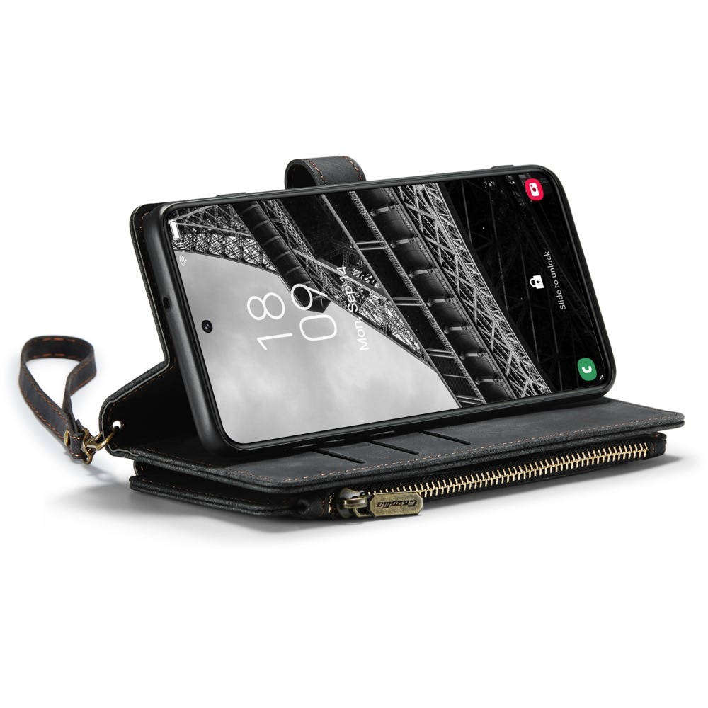 Zipper Plånboksfodral Samsung Galaxy S23 Plus svart