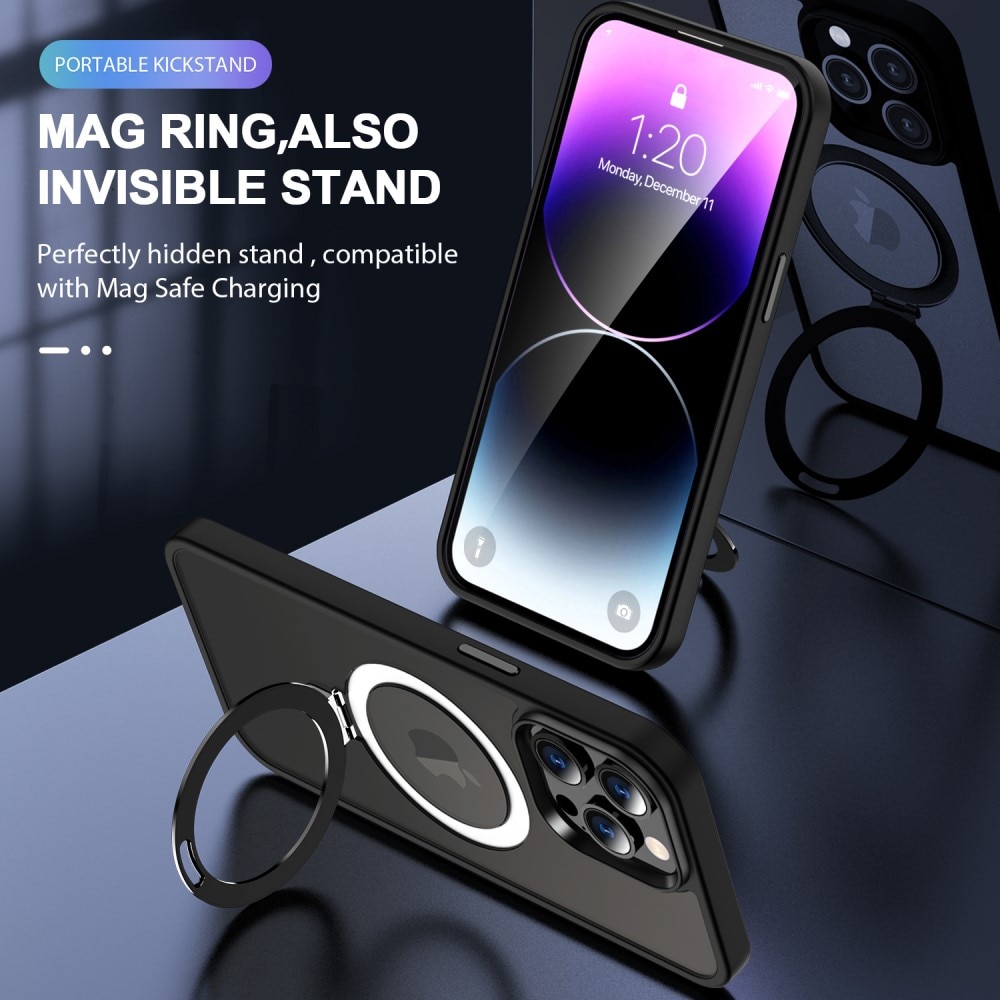 Hybridskal MagSafe Ring iPhone 13 Pro svart