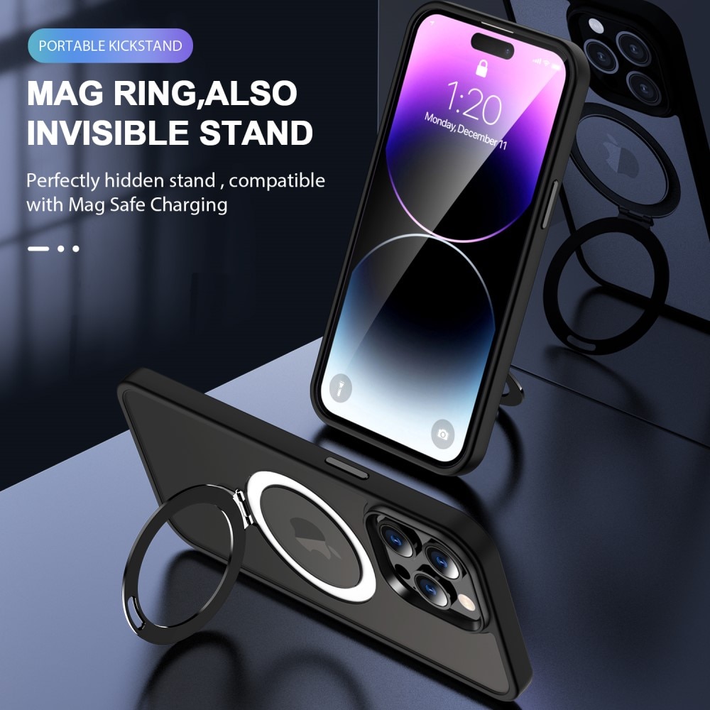 Hybridskal MagSafe Ring iPhone 14 Pro Max svart