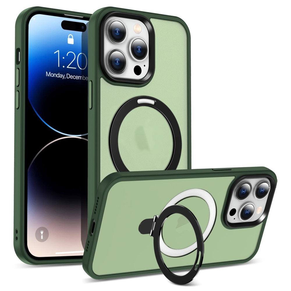 Hybridskal MagSafe Ring iPhone 14 Pro Max grön