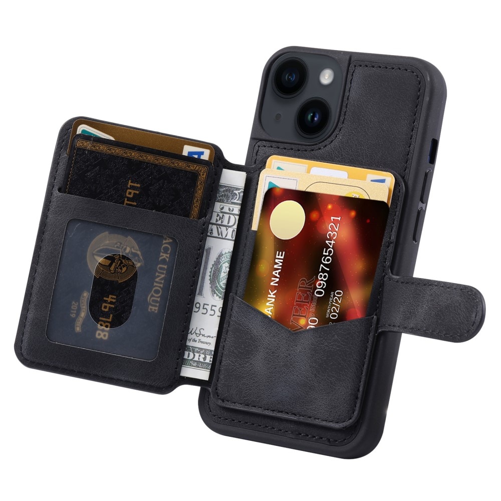 Skal Multi-slot RFID-skydd iPhone 14 svart