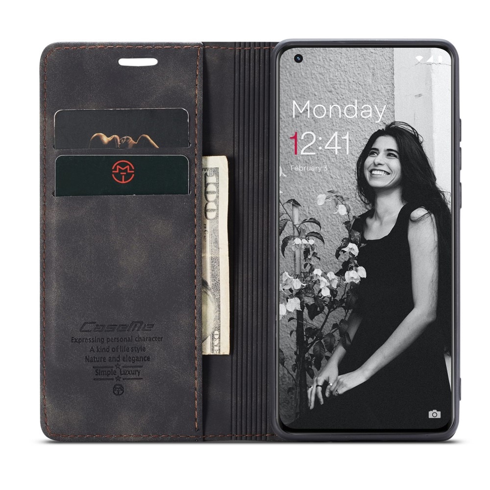 Slim Plånboksfodral  OnePlus 11 Svart