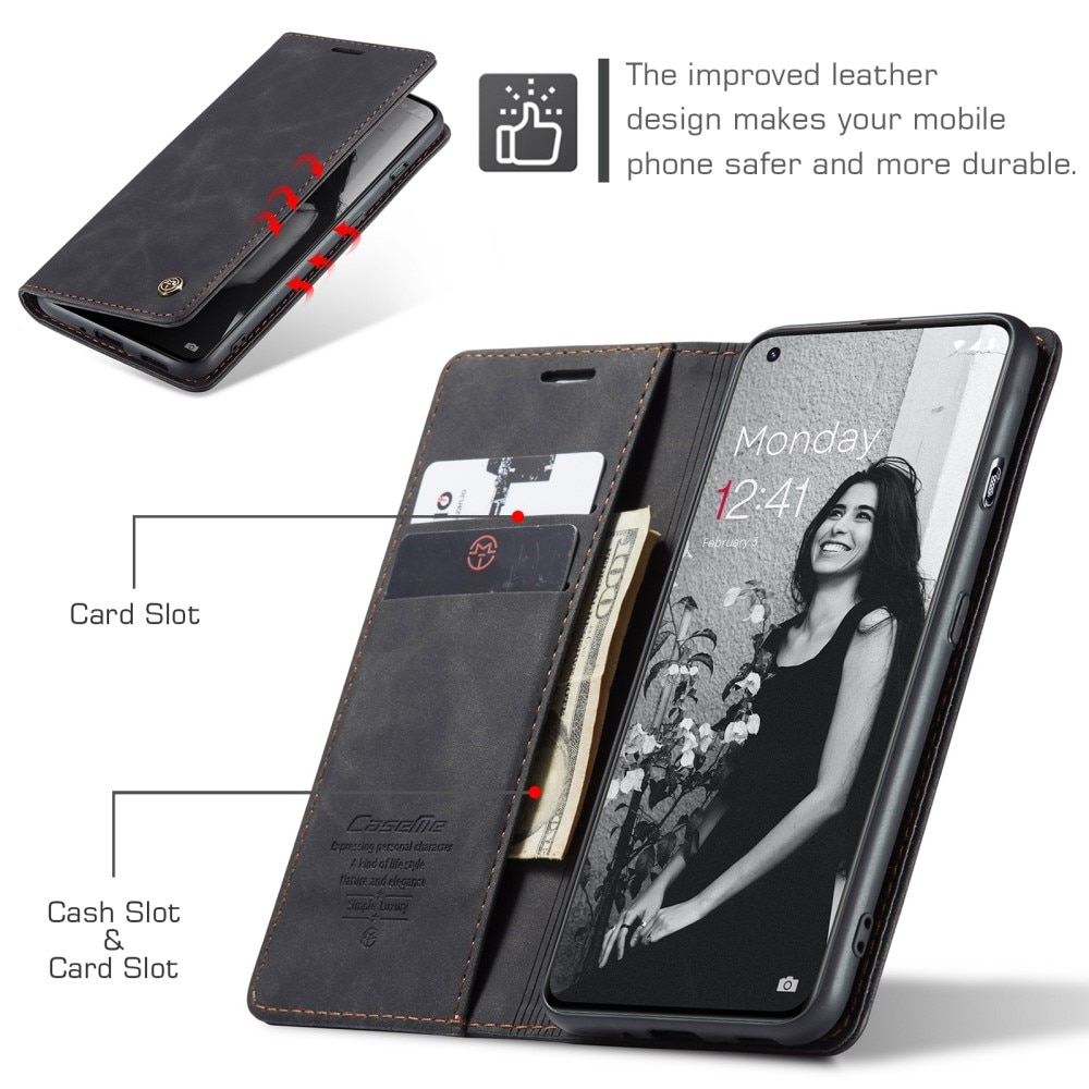Slim Plånboksfodral  OnePlus 11 Svart