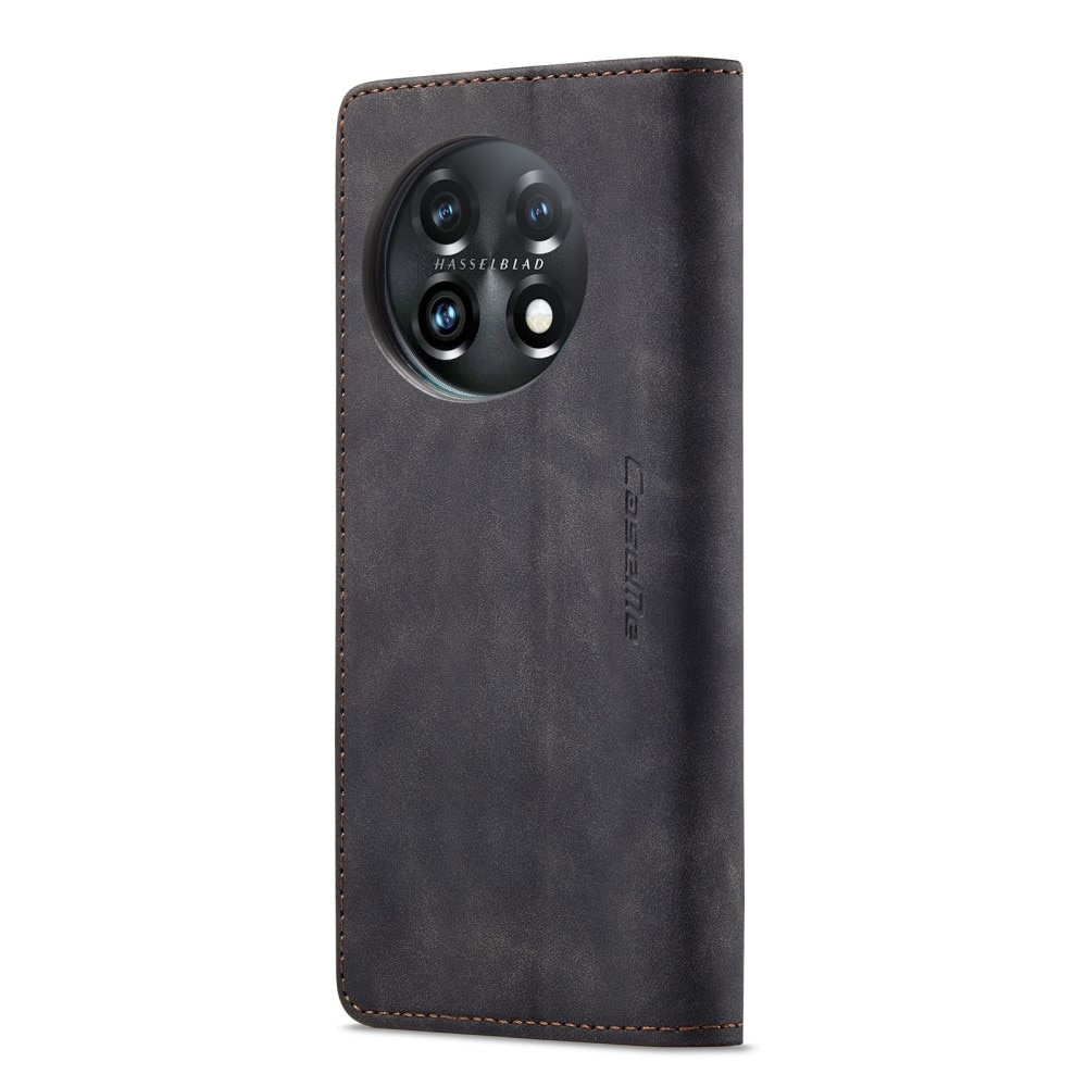 Slim Plånboksfodral  OnePlus 11 Svart