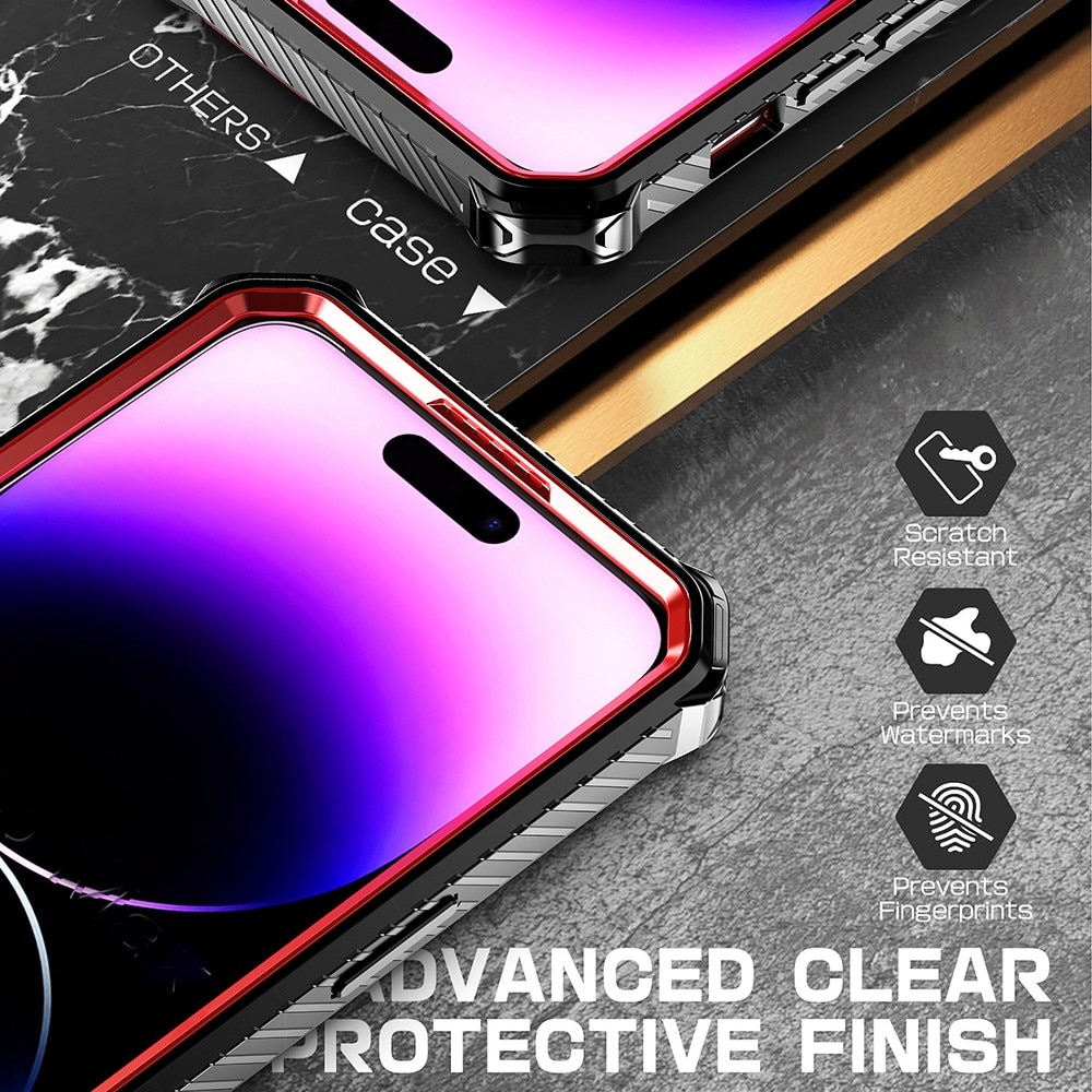 Hybridskal Tech MagSafe Ring iPhone 13 Pro svart