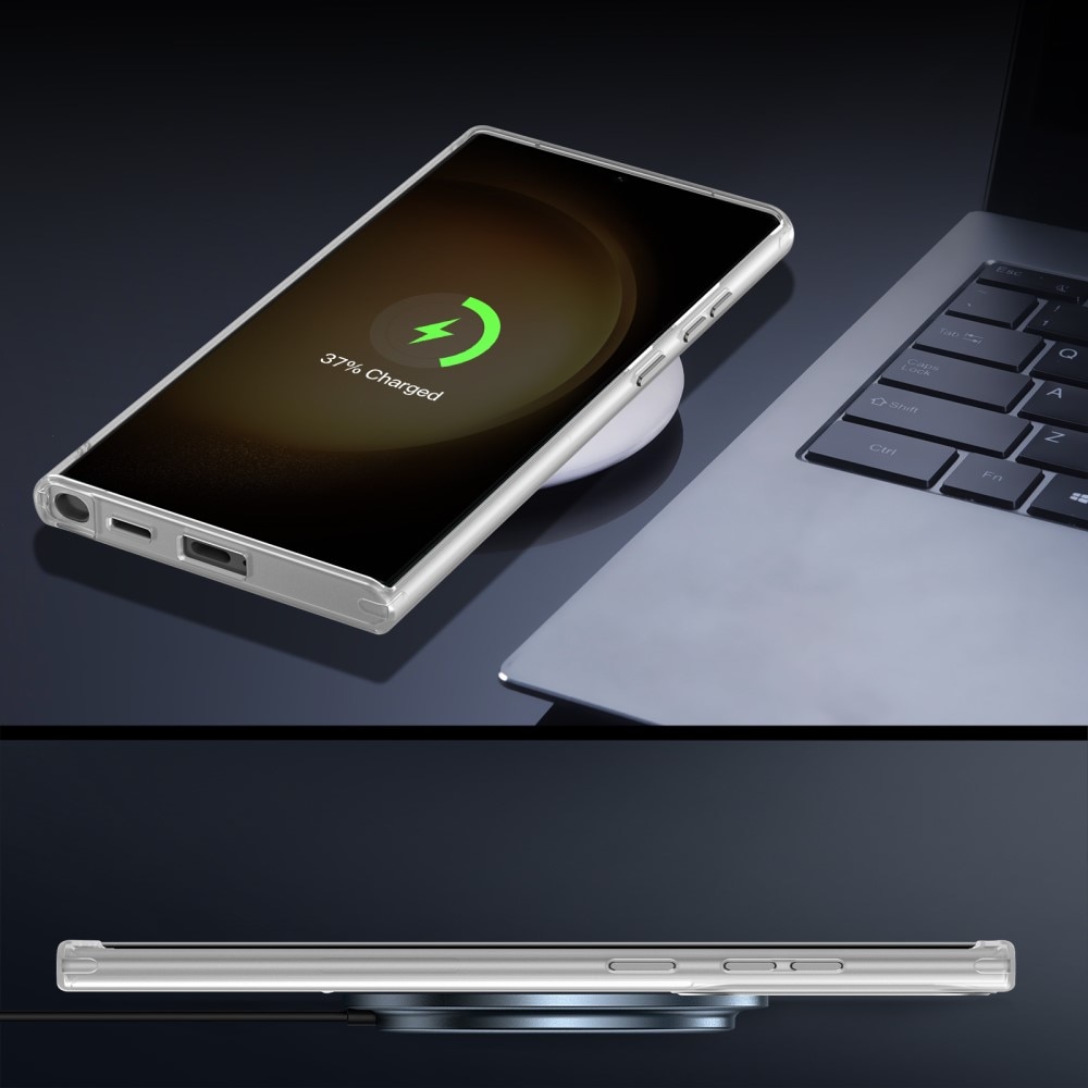 Hybridskal MagSafe Ring Samsung Galaxy S23 Ultra Blå