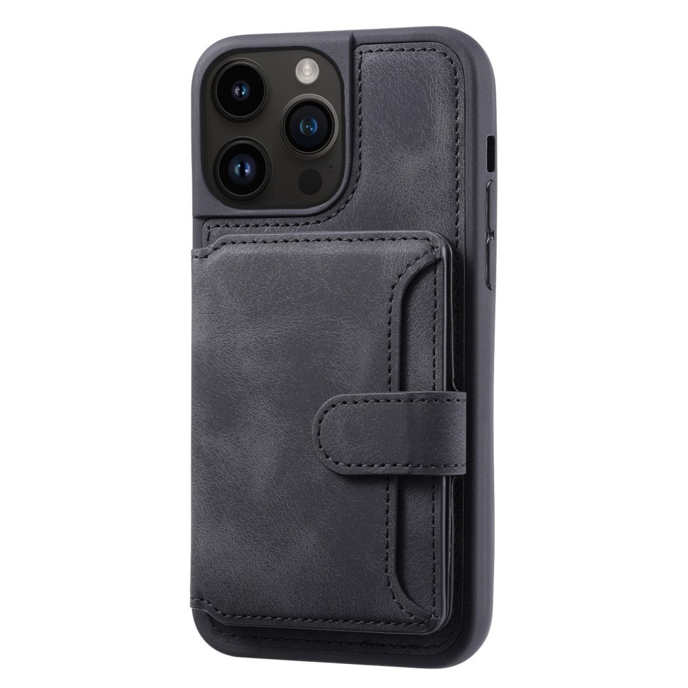 Skal Multi-slot RFID-skydd iPhone 14 Pro Max svart