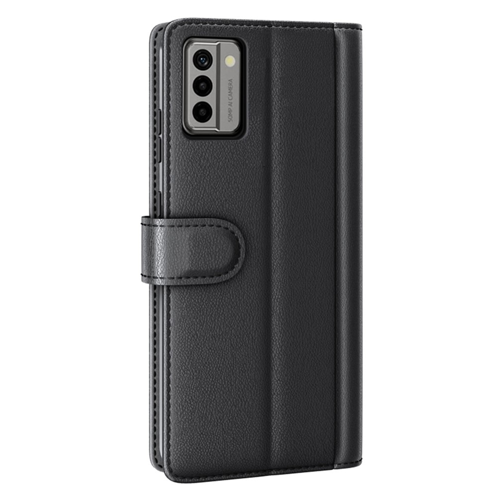 Äkta Läderfodral  Nokia G22 Svart