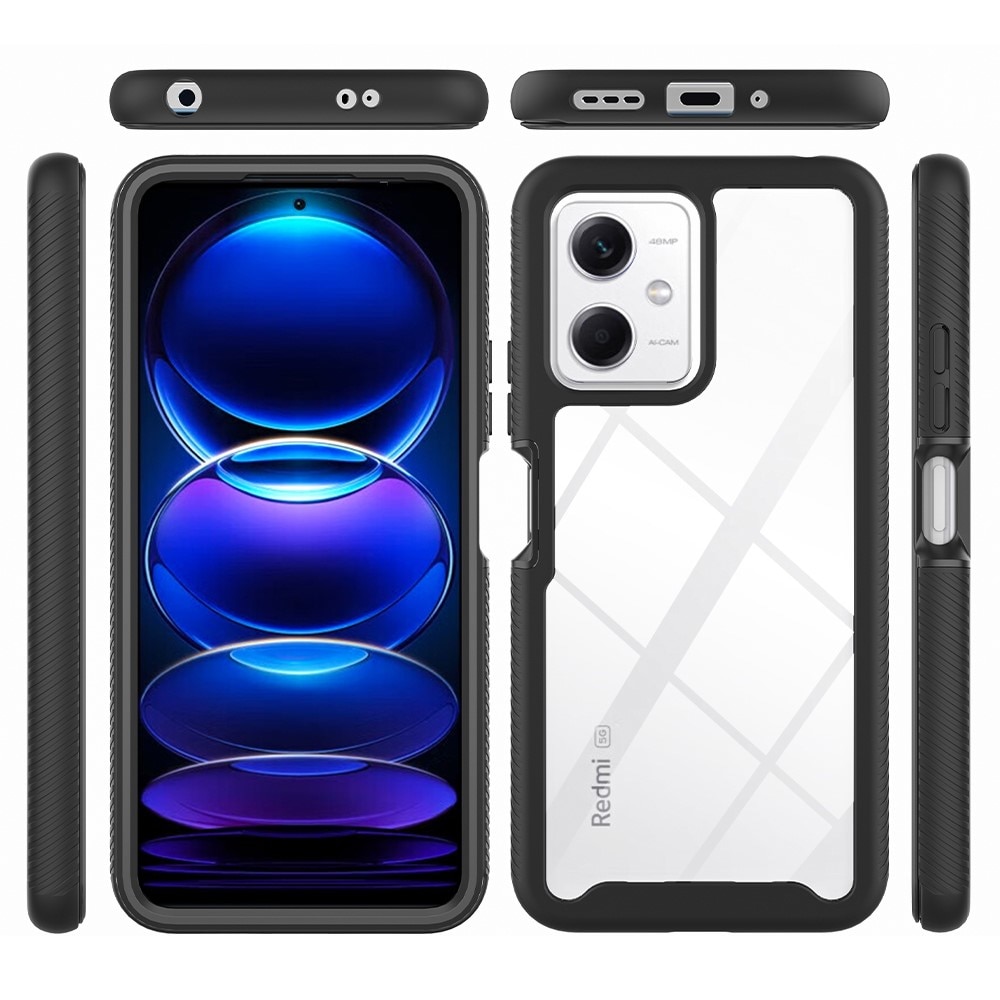 Full Protection Case Xiaomi Redmi Note 12 5G svart