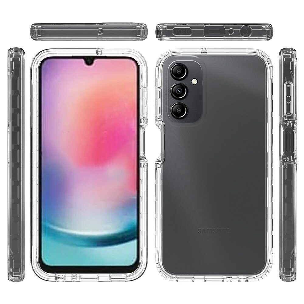 Full Protection Case Samsung Galaxy A24 Genomskinlig