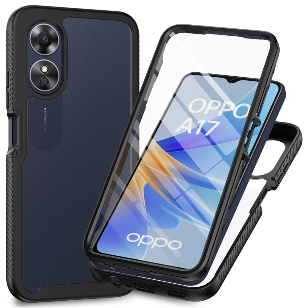 Full Protection Case Oppo A17 svart