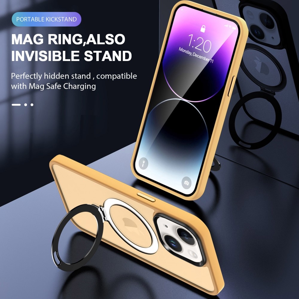 Hybridskal MagSafe Ring iPhone 13 Orange