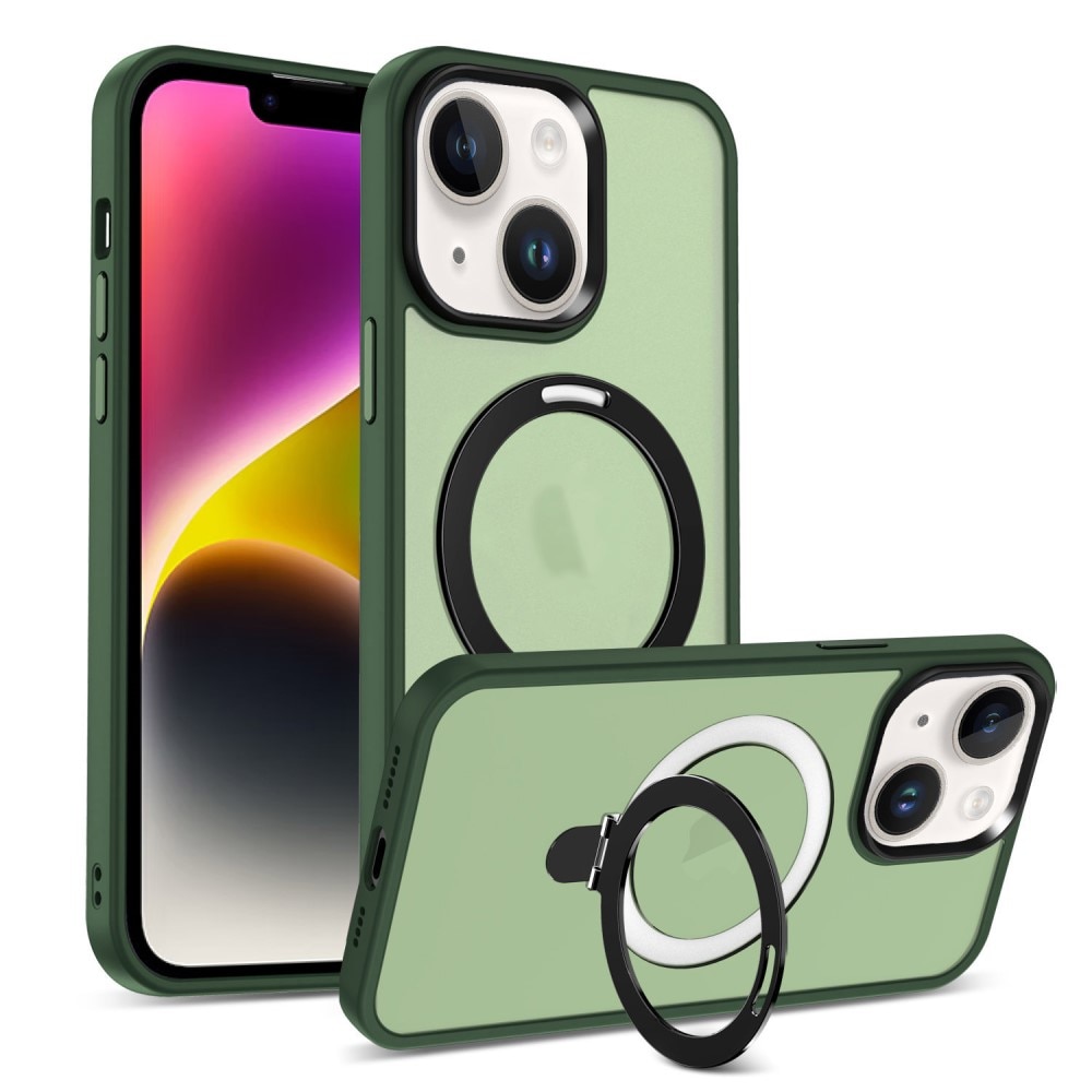 Hybridskal MagSafe Ring iPhone 14 grön