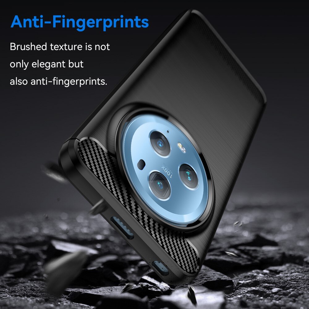 Honor Magic5 Pro Skal TPU Brushed Svart