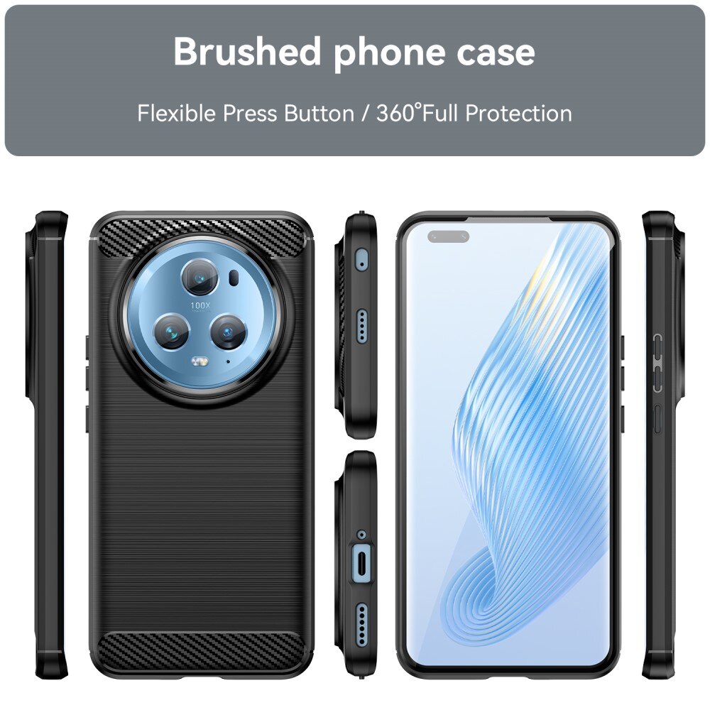 Honor Magic5 Pro Skal TPU Brushed Svart