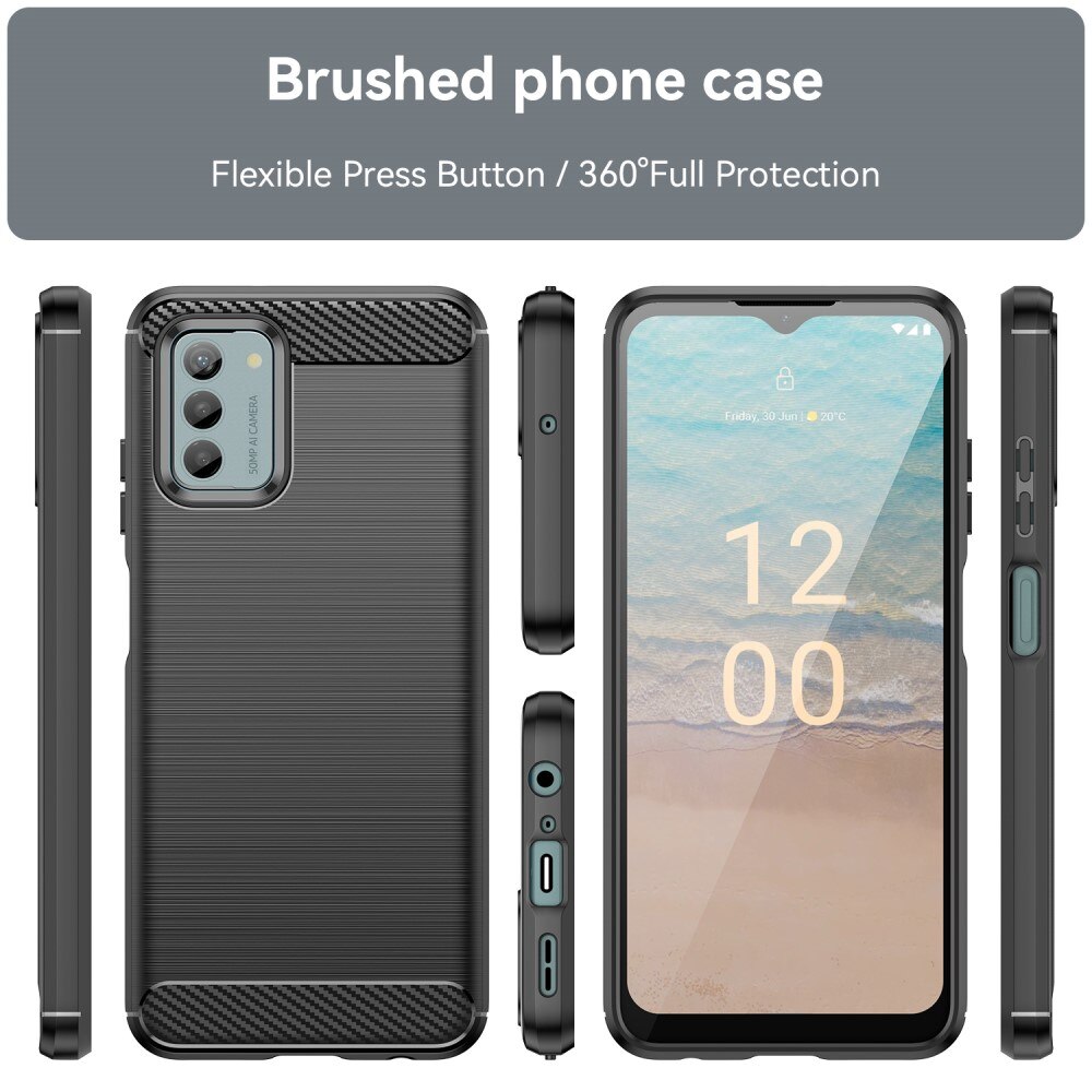  Nokia G22 Skal TPU Brushed Svart