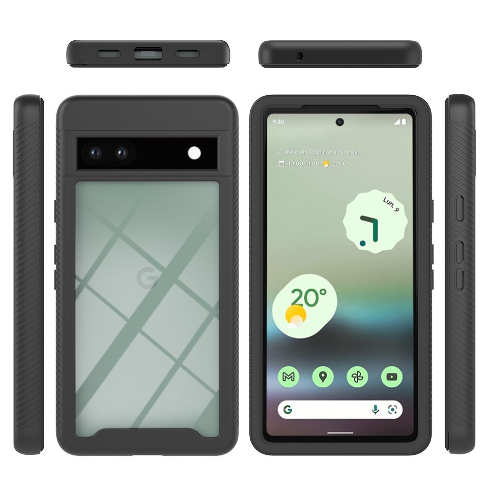 Full Cover Skal Google Pixel 7a Svart