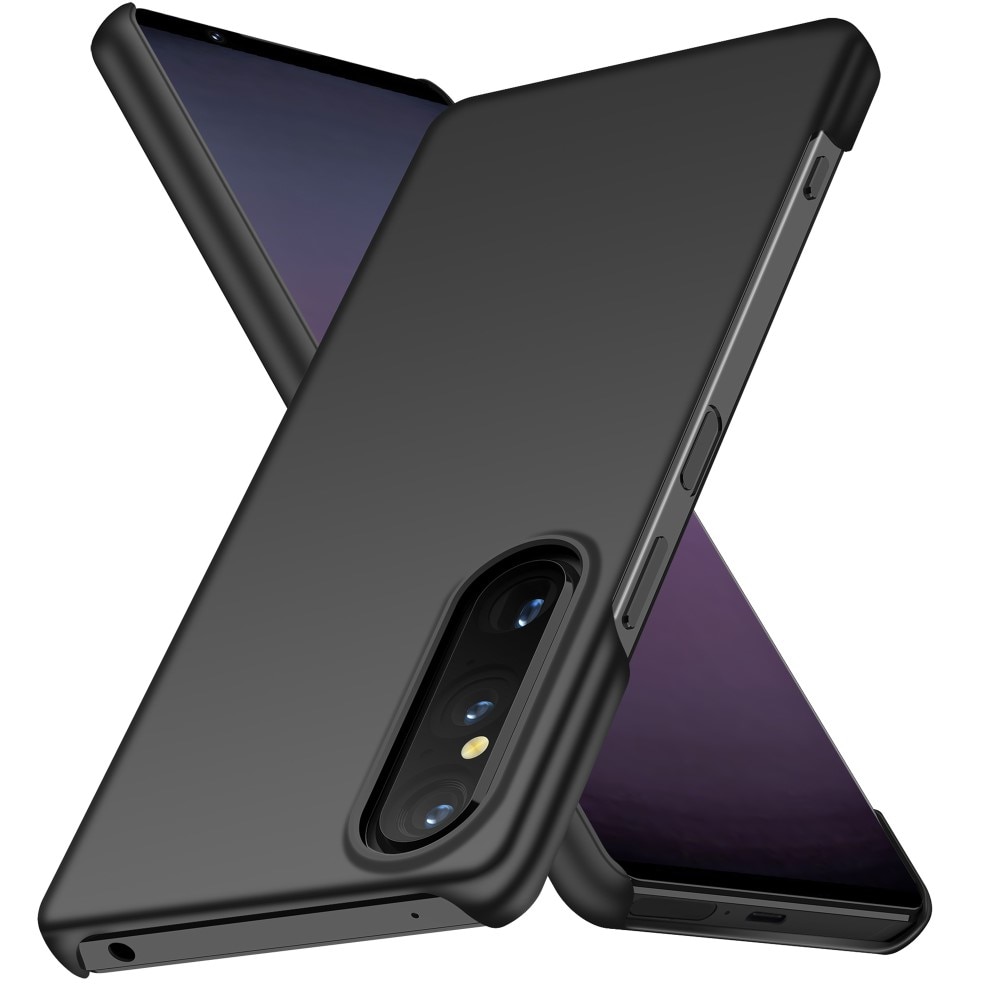 Hårdskal Gummerat Sony Xperia 1 V svart