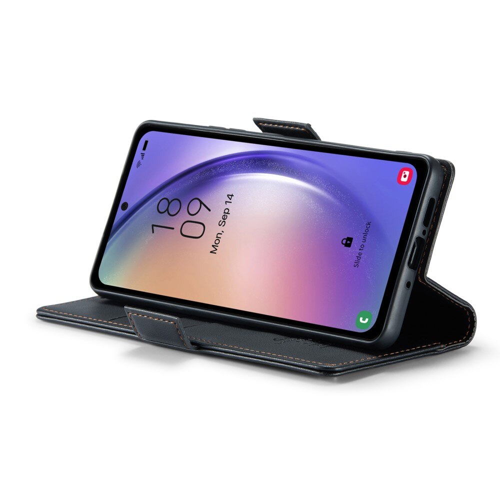 Slim Plånboksfodral RFID-skydd Samsung Galaxy A54 Svart