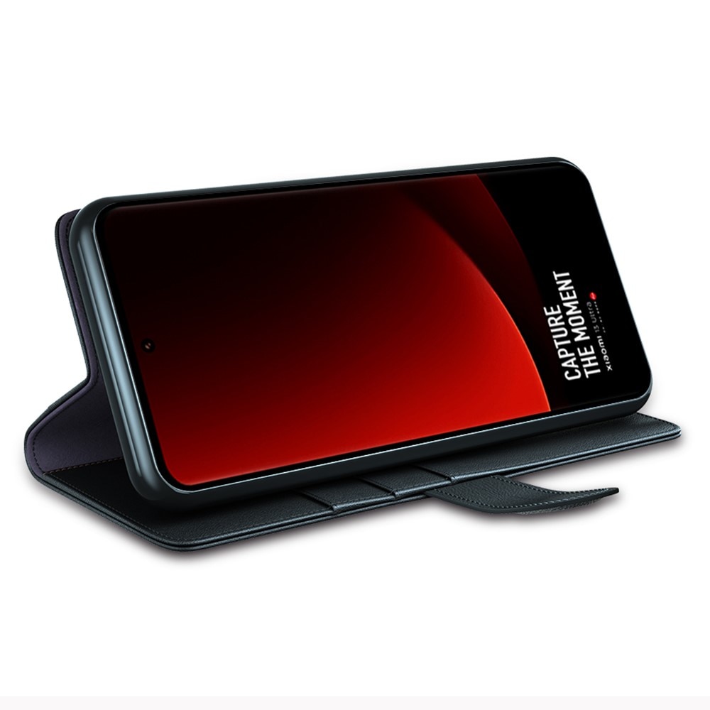 Äkta Läderfodral Xiaomi 13 Ultra svart