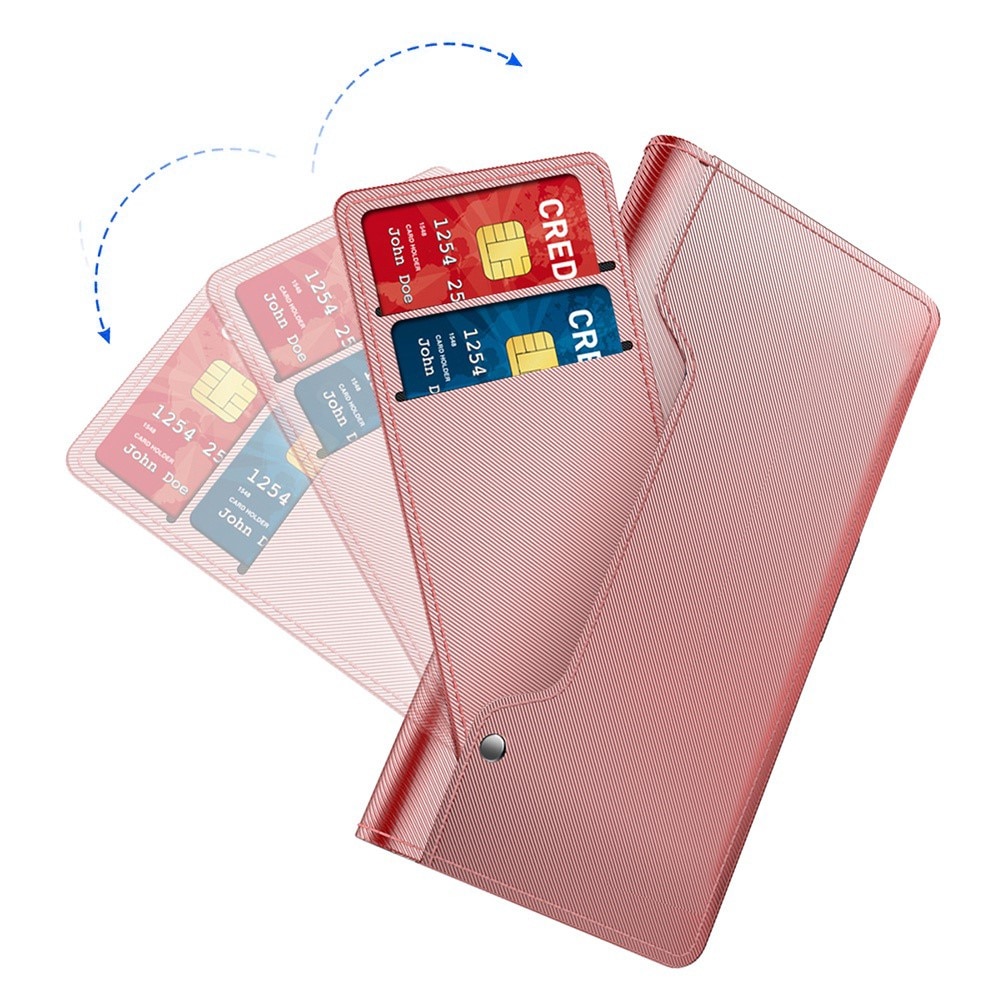 Plånboksfodral Spegel Sony Xperia 1 V rosa guld
