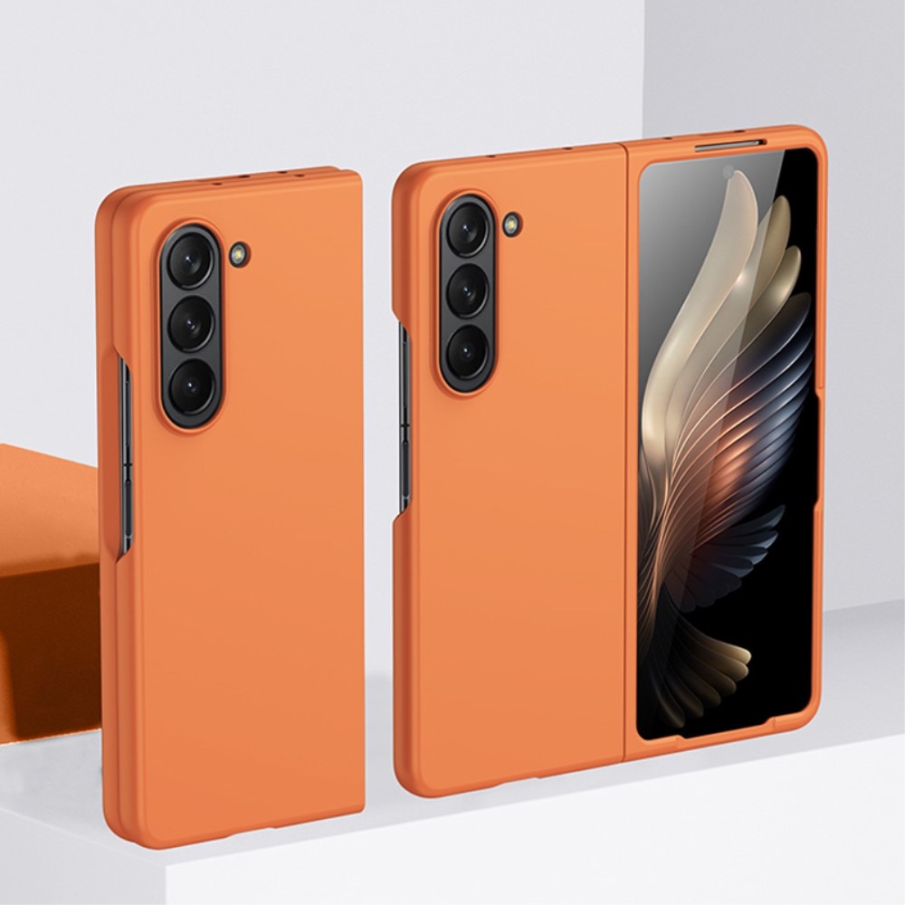 Hårdskal Gummerat Samsung Galaxy Z Fold 5 orange