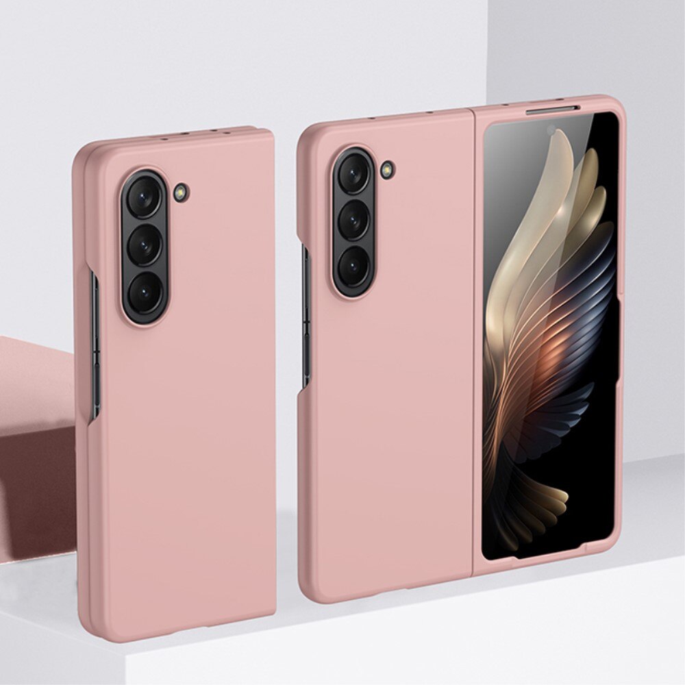 Hårdskal Gummerat Samsung Galaxy Z Fold 5 rosa