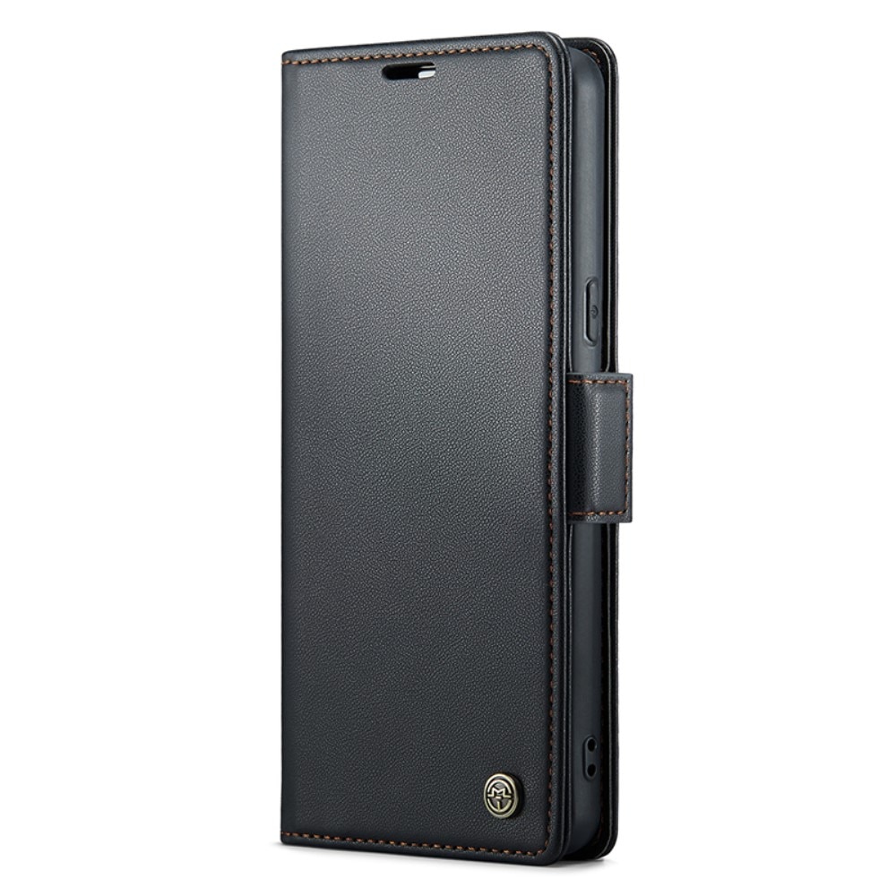 Slim Plånboksfodral RFID-skydd Google Pixel 8 Pro Svart
