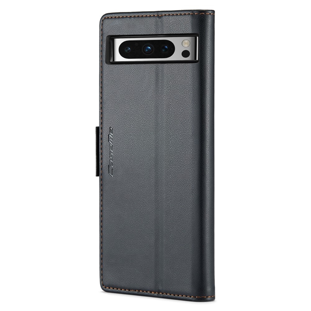 Slim Plånboksfodral RFID-skydd Google Pixel 8 Pro Svart