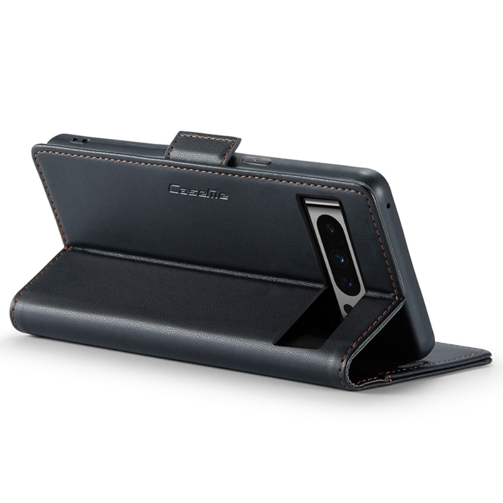 Slim Plånboksfodral RFID-skydd Google Pixel 8 Pro Svart