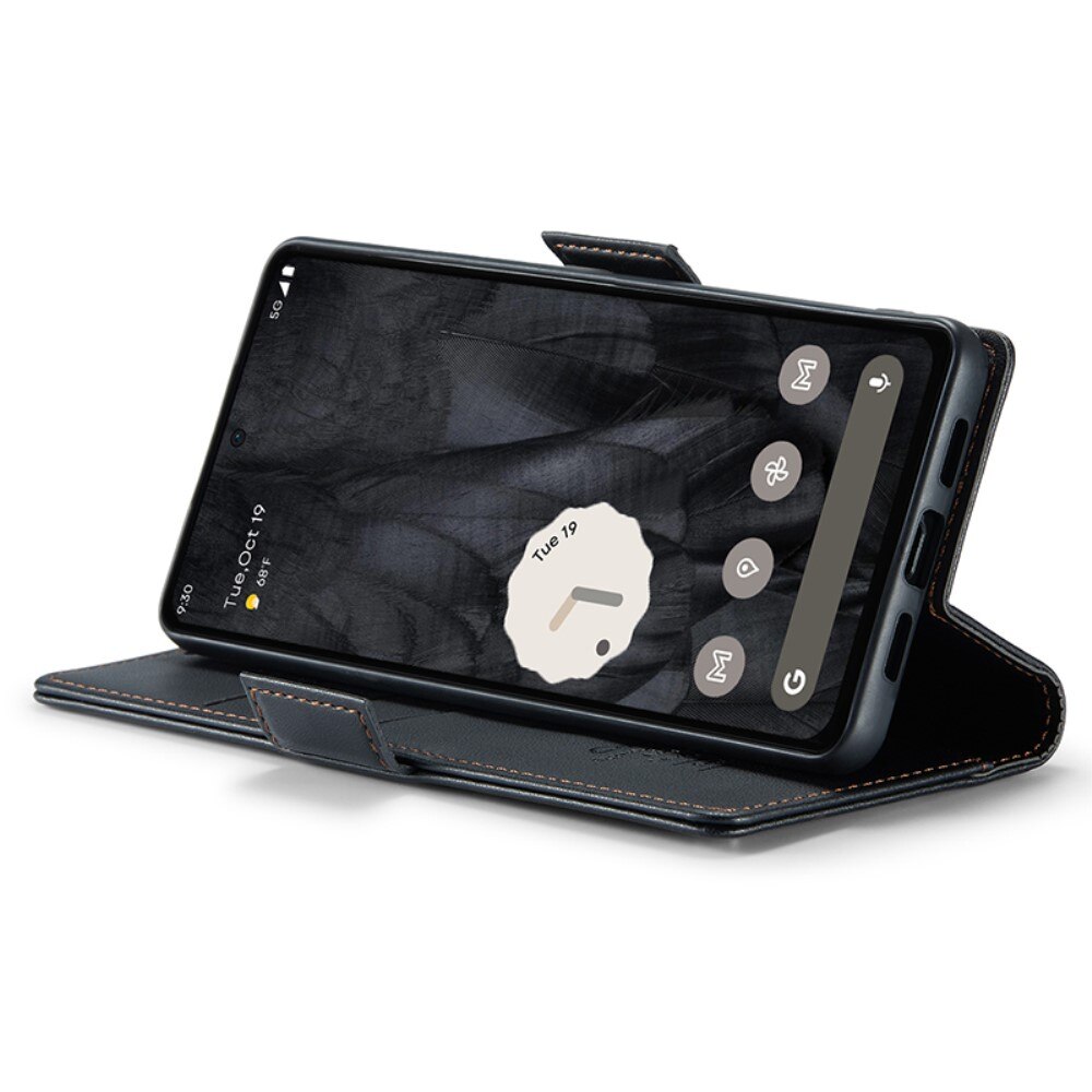 Slim Plånboksfodral RFID-skydd Google Pixel 8 Pro Svart