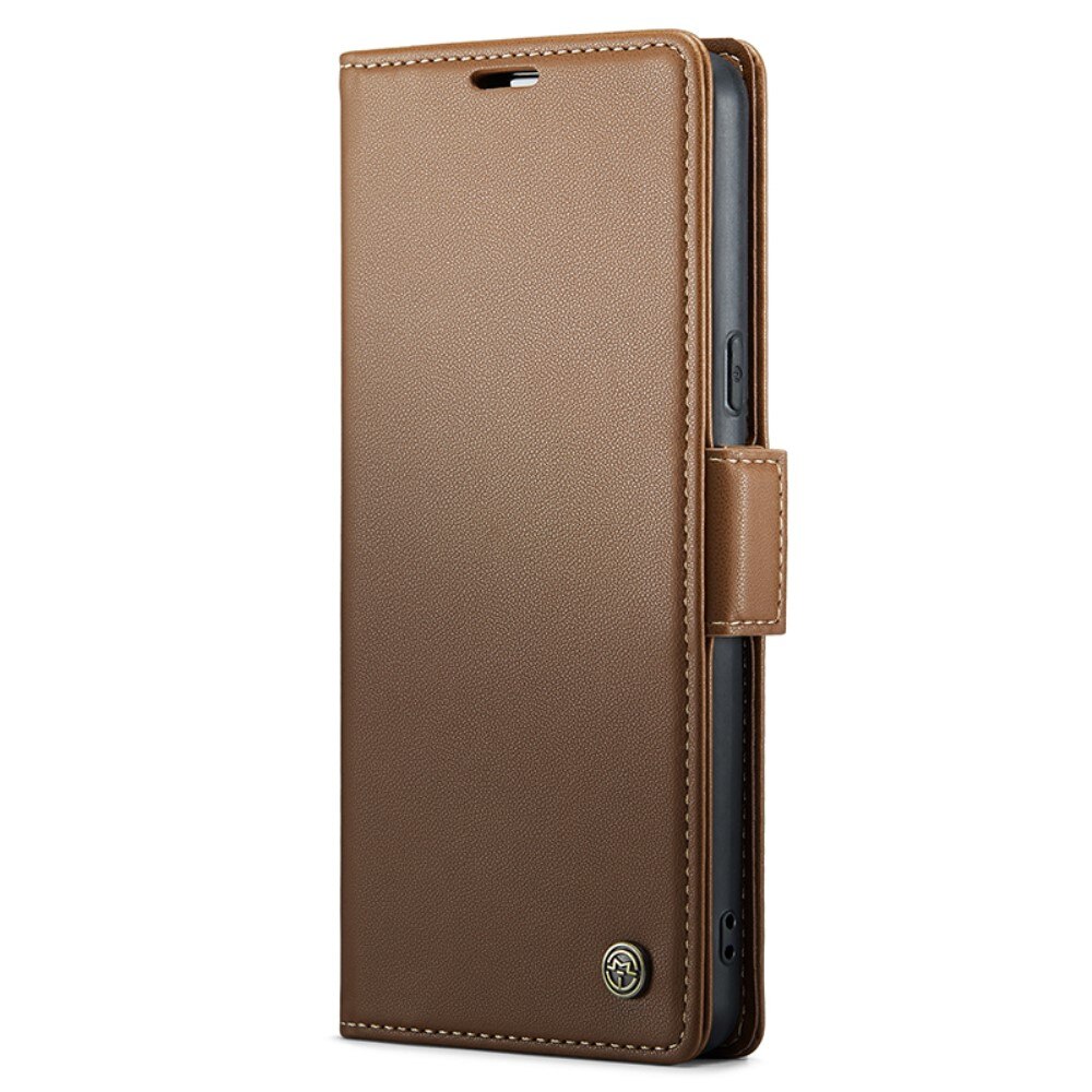 Slim Plånboksfodral RFID-skydd Google Pixel 8 Pro Brun