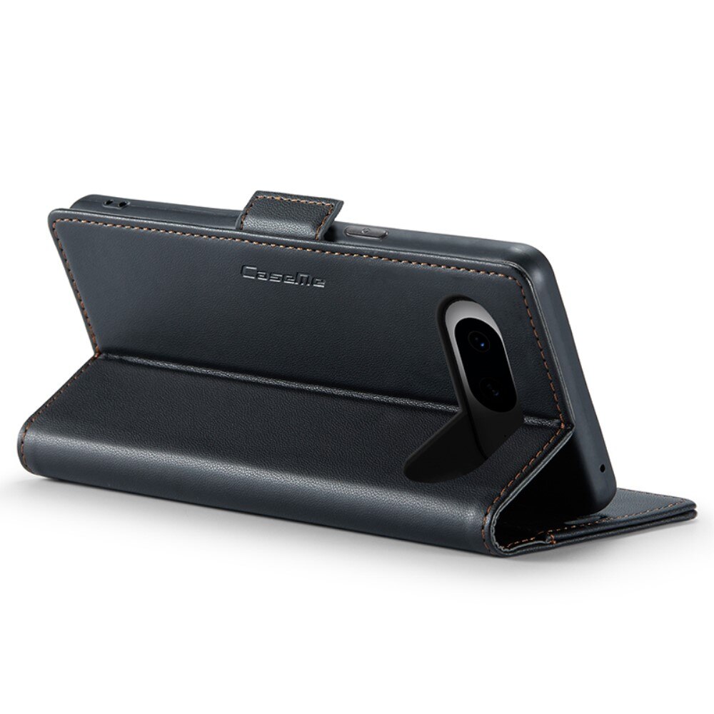 Slim Plånboksfodral RFID-skydd Google Pixel 8 Svart