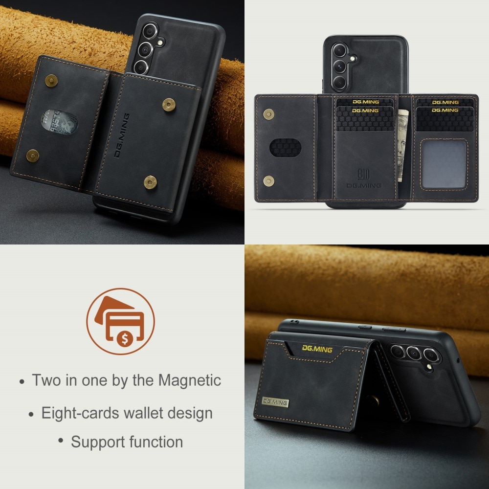 Magnetic Card Slot Case Samsung Galaxy A54 Black